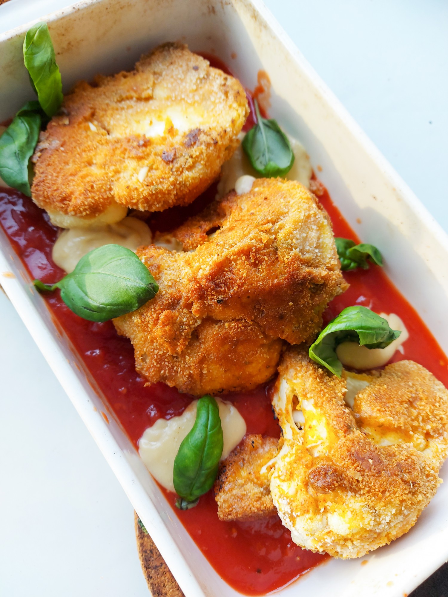 Bloemkool Schnitzel Milanese