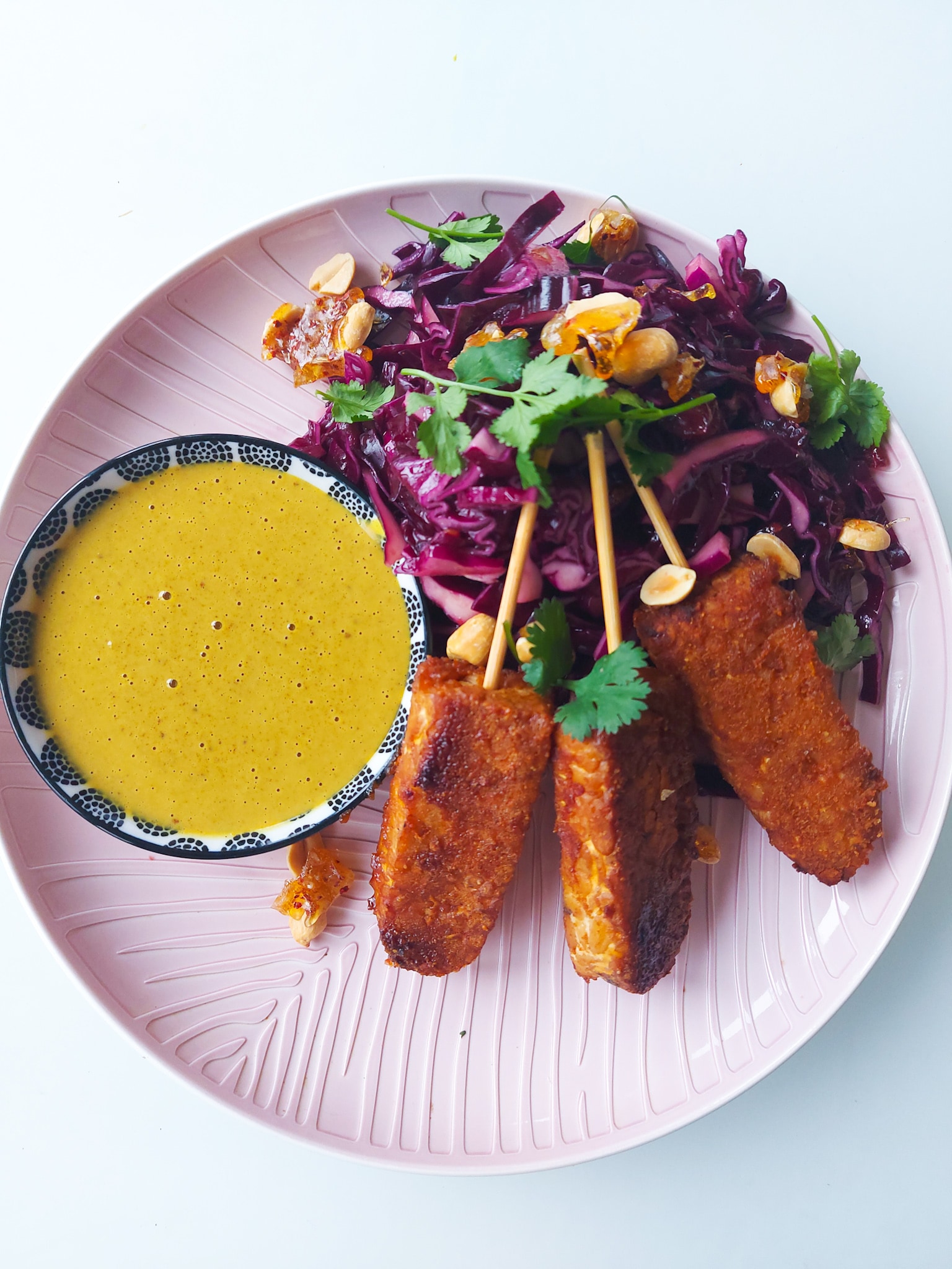 Kool is Cool tempeh saté met pindasaus